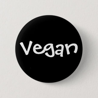 Vegan 6 Cm Round Badge