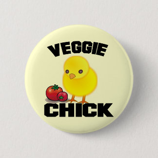 Vegan 6 Cm Round Badge
