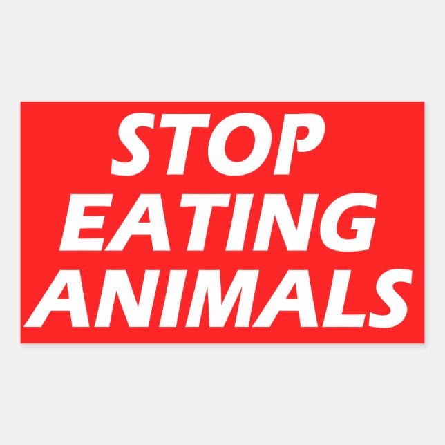Vegan | Activism Stickers | Save the Animals (Front)