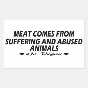 Vegan Activism Stickers Save the Animals