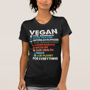 Vegan Animal Rights Protect Earth Health Planet T-Shirt