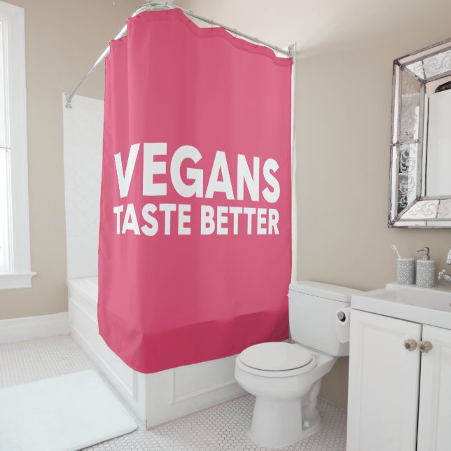 Vegan Appeal Shower Curtain (In Situ)