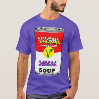 Vegan Art Soup by LowEndGraphics T-Shirt