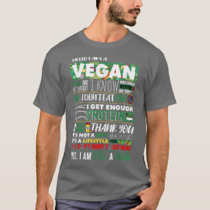 Vegan Athlete Vegetable Veggies Lover Plant Based  T-Shirt