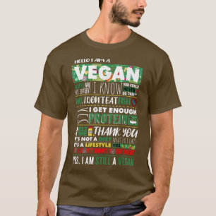 Vegan Athlete Vegetable Veggies Lover Plant Based T-Shirt