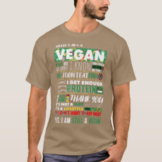 Vegan Athlete Vegetable Veggies Lover Plant Based T-Shirt
