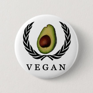 Vegan avocado button