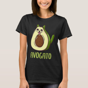 Vegan Avocado Ca Cat Dad Mum Avogato Cinco De May T-Shirt
