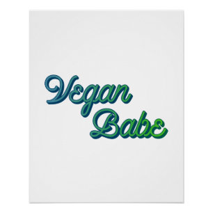 Vegan Babe Poster
