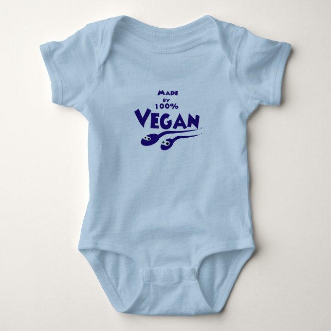 vegan baby bodysuit (Front)