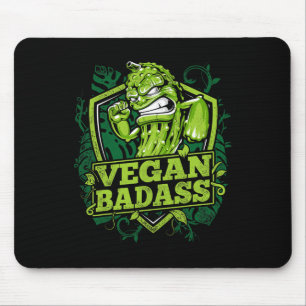 Vegan Bad Cucumber Fitness Bodybuilding Beast  Mouse Mat
