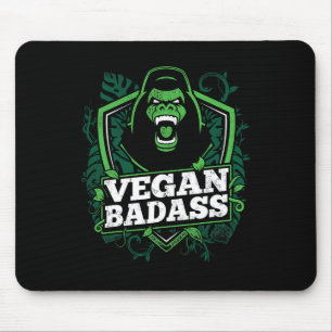 Vegan Bad Fitness Gorilla Bodybuilding Beast Mouse Mat