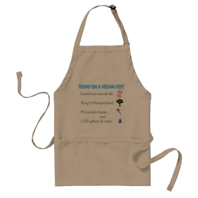 Vegan BBQ Standard Apron (Front)