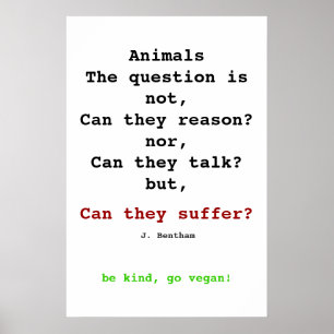 Vegan Bentham Poster