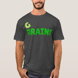 Vegan Brain and Grain Veggies love Vegetarian 1440 T-Shirt