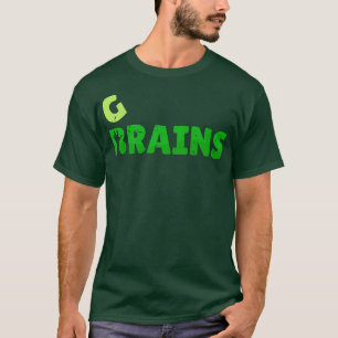 Vegan Brain and Grain Veggies love Vegetarian  T-Shirt