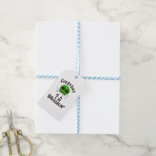 Vegan Brussels Sprouts  Gift Tags