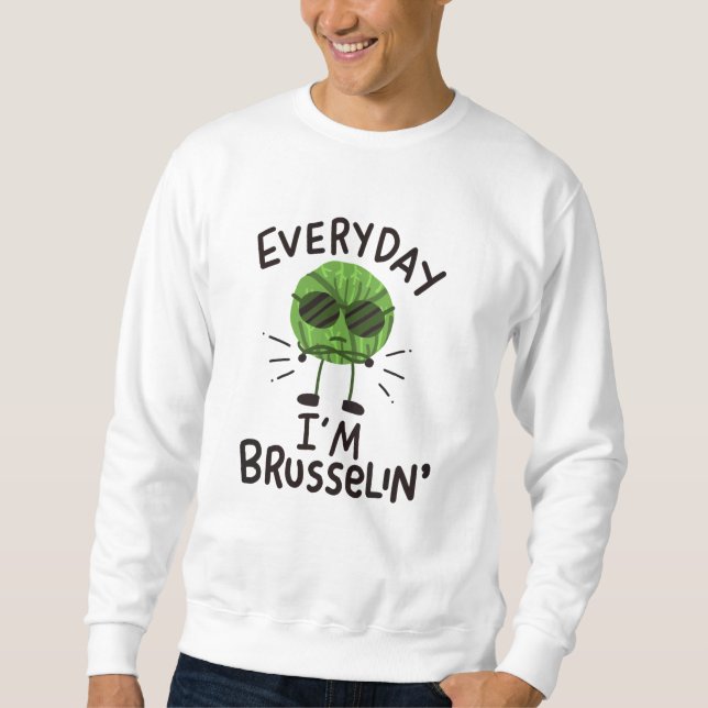 Vegan Brussels Sprouts Sweatshirt (Front)