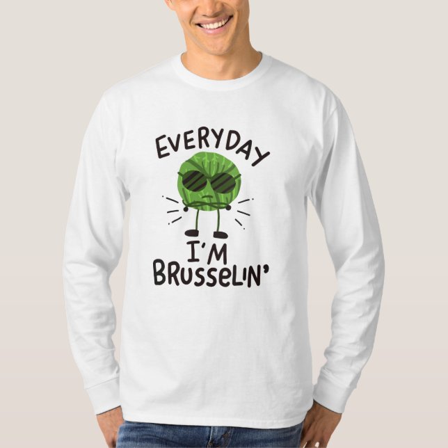 Vegan Brussels Sprouts T-Shirt (Front)