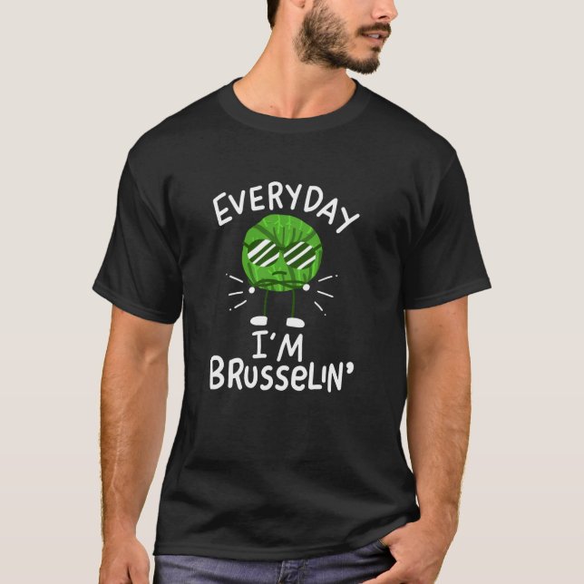 Vegan Brussels Sprouts T-Shirt (Front)