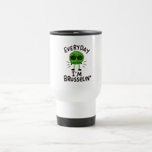 Vegan Brussels Sprouts  Travel Mug