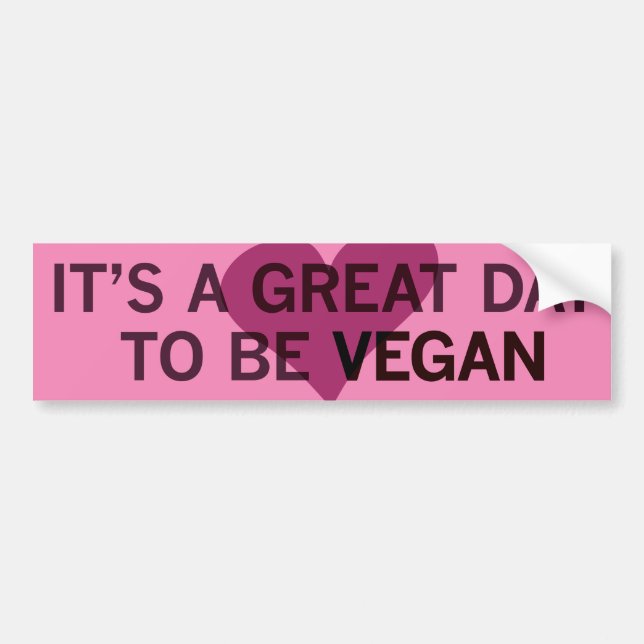 Vegan Bumper Sticker (Front)