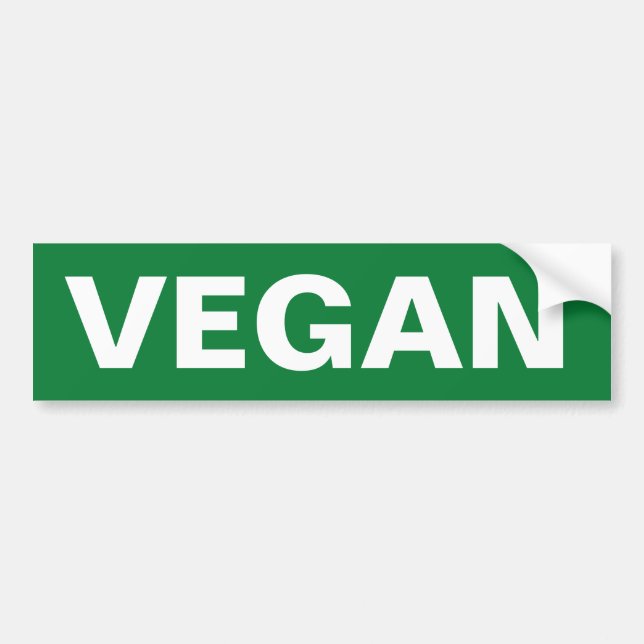 VEGAN BUMPER STICKER (Front)