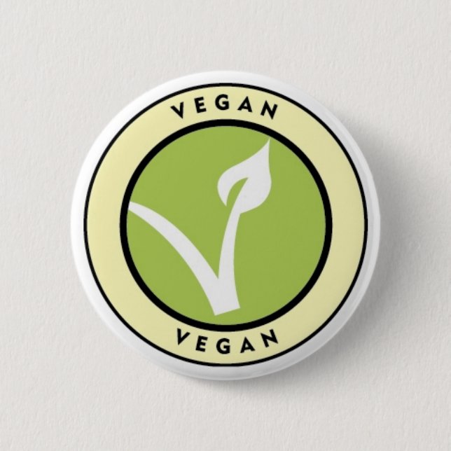 Vegan! Button for Vegans (Front)