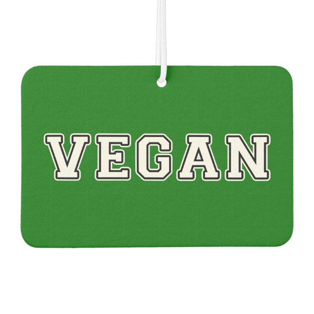 Vegan Car Air Freshener (Front)
