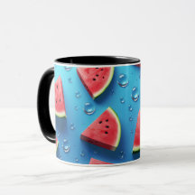 Vegan Cartoon Fruits Cute Watermelon Slice