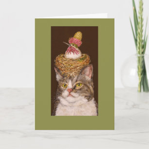 Vegan cat card