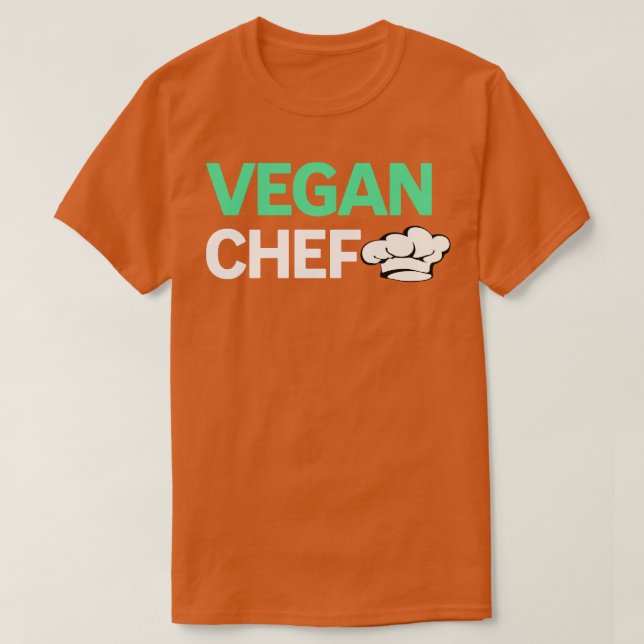 Vegan chef baking vegan 3 T-Shirt (Design Front)