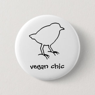 vegan chic button