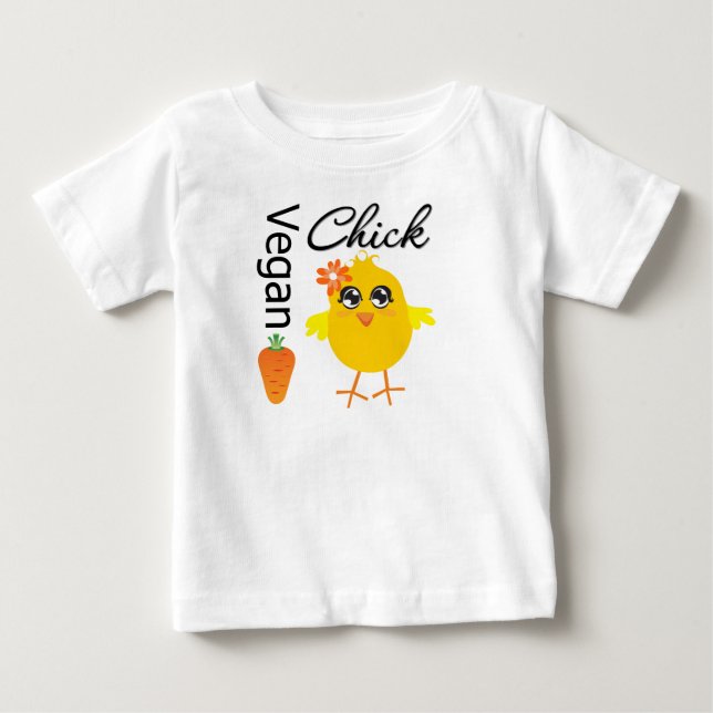 Vegan Chick 2 Baby T-Shirt (Front)