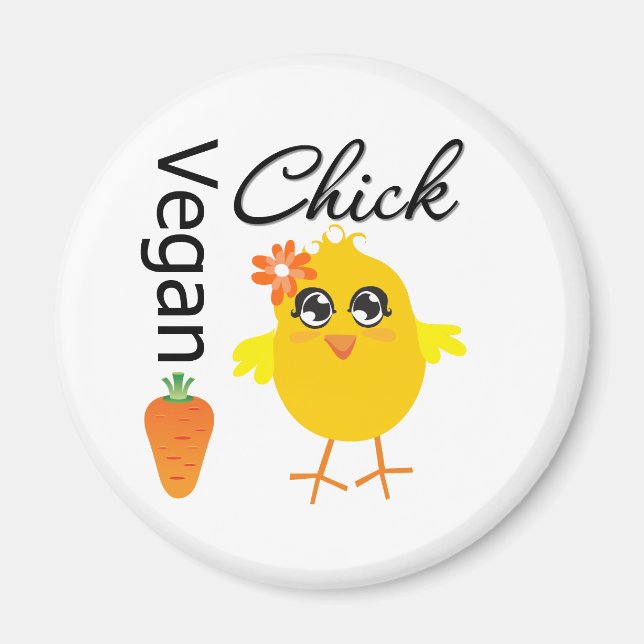 Vegan Chick 2 Magnet (Front)