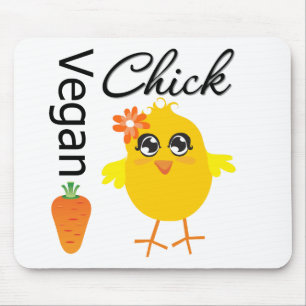 Vegan Chick 2 Mouse Mat