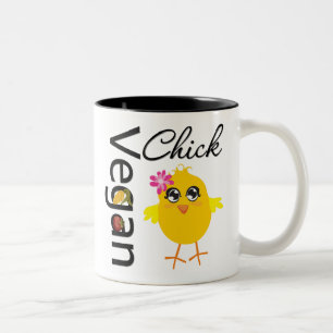 Vegan Chick Two-Tone Coffee Mug
