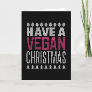 VEGAN CHRISTMAS CARD