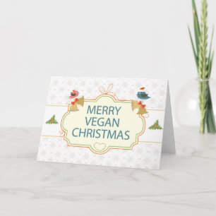 Vegan Christmas Holiday Card