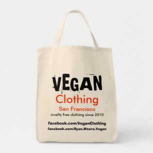 VEGAN Clothing Promo Bag SFG