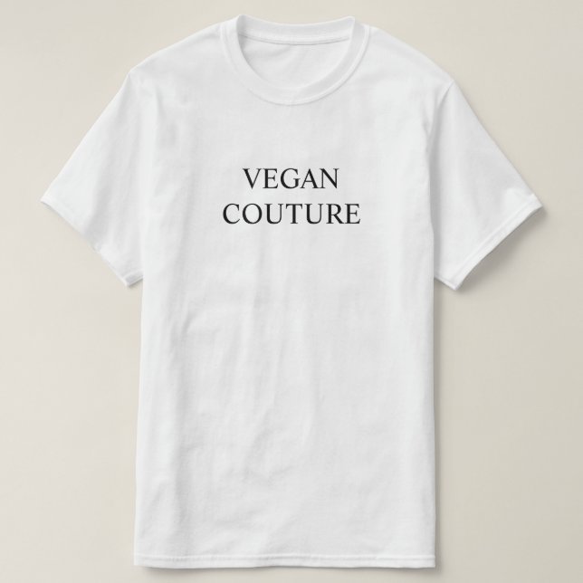 Vegan Couture T-Shirt (Design Front)