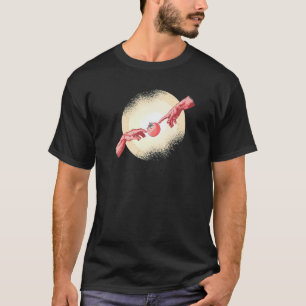 Vegan Creation Of Adam Christian Veganism Vegetari T-Shirt