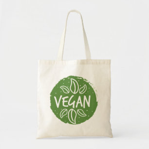 Vegan - Dark Green Tote Bag