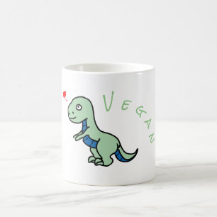 Vegan Dinosaur Kind Dino Coffee Mug