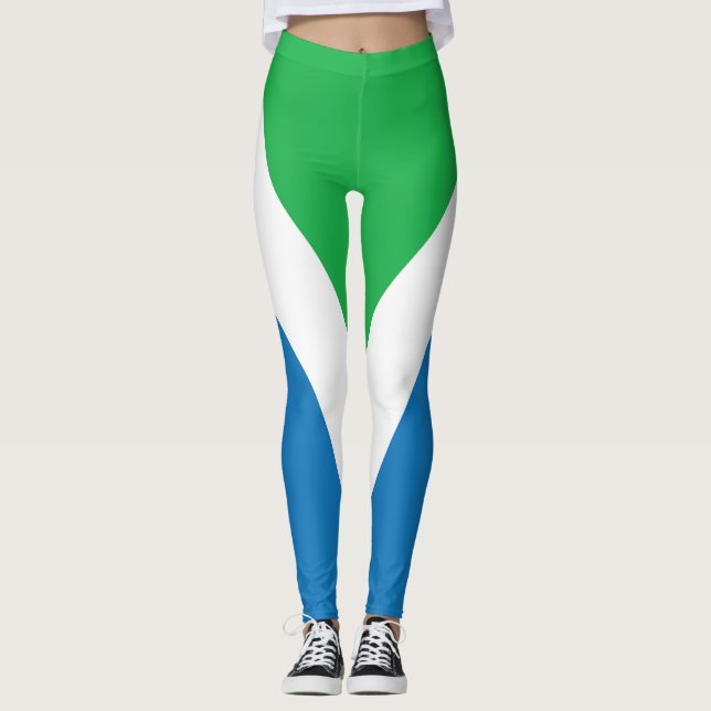 Vegan Flag Leggins Leggings (Front)