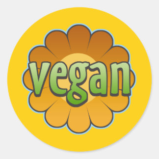Vegan Flower Stickers