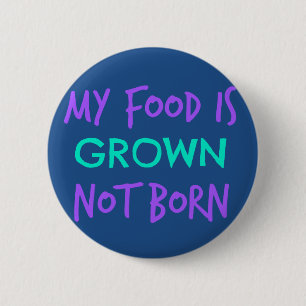 Vegan Food 6 Cm Round Badge