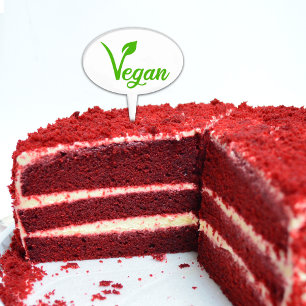 Vegan Food Party  Cake Pick