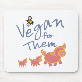 Vegan for Animals Mouse Mat