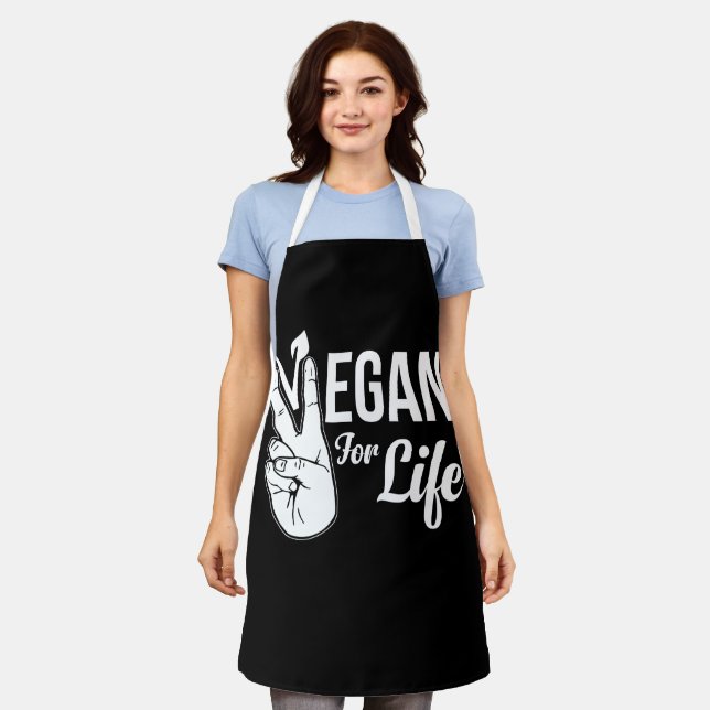 Vegan For Life Apron (Worn)